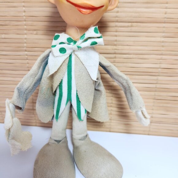 Vintage Clown Rene D. Lyon Co. 9" Poseable Wire Clown Made in Japan 1960's - Picture 4 of 8